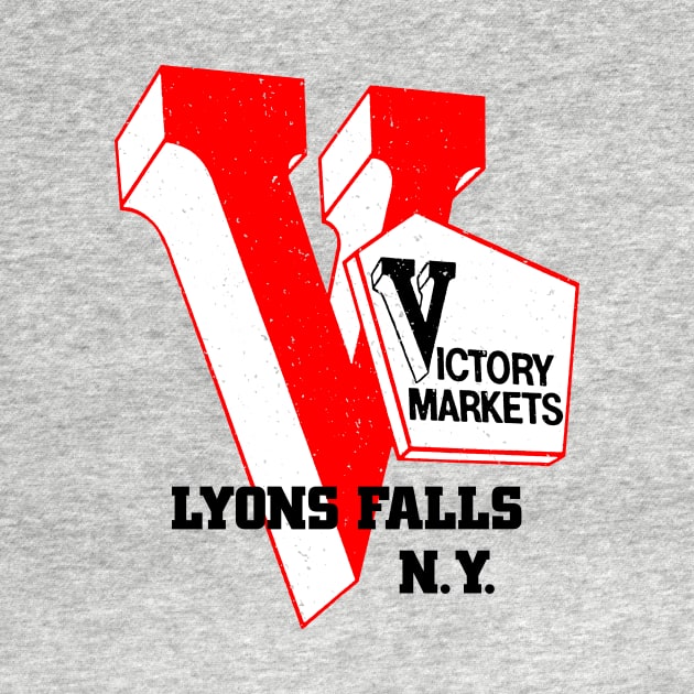 Victory Market Former Lyons Falls NY Grocery Store Logo by MatchbookGraphics